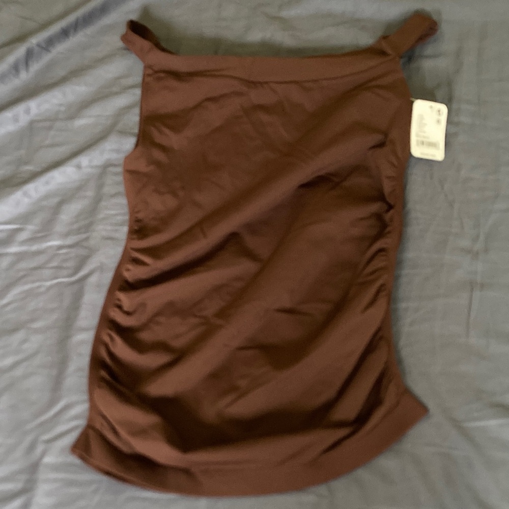 Free People Dark Brown Tank with Intimately Hang Tag - Picture 4 of 8